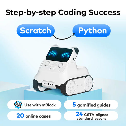 Makeblock Codey Rocky: Smart Robot Toy for Interactive Playing and Learning